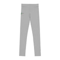 Rooted & Poised Youth Leggings — Subtle Green Script Activewear for Kids