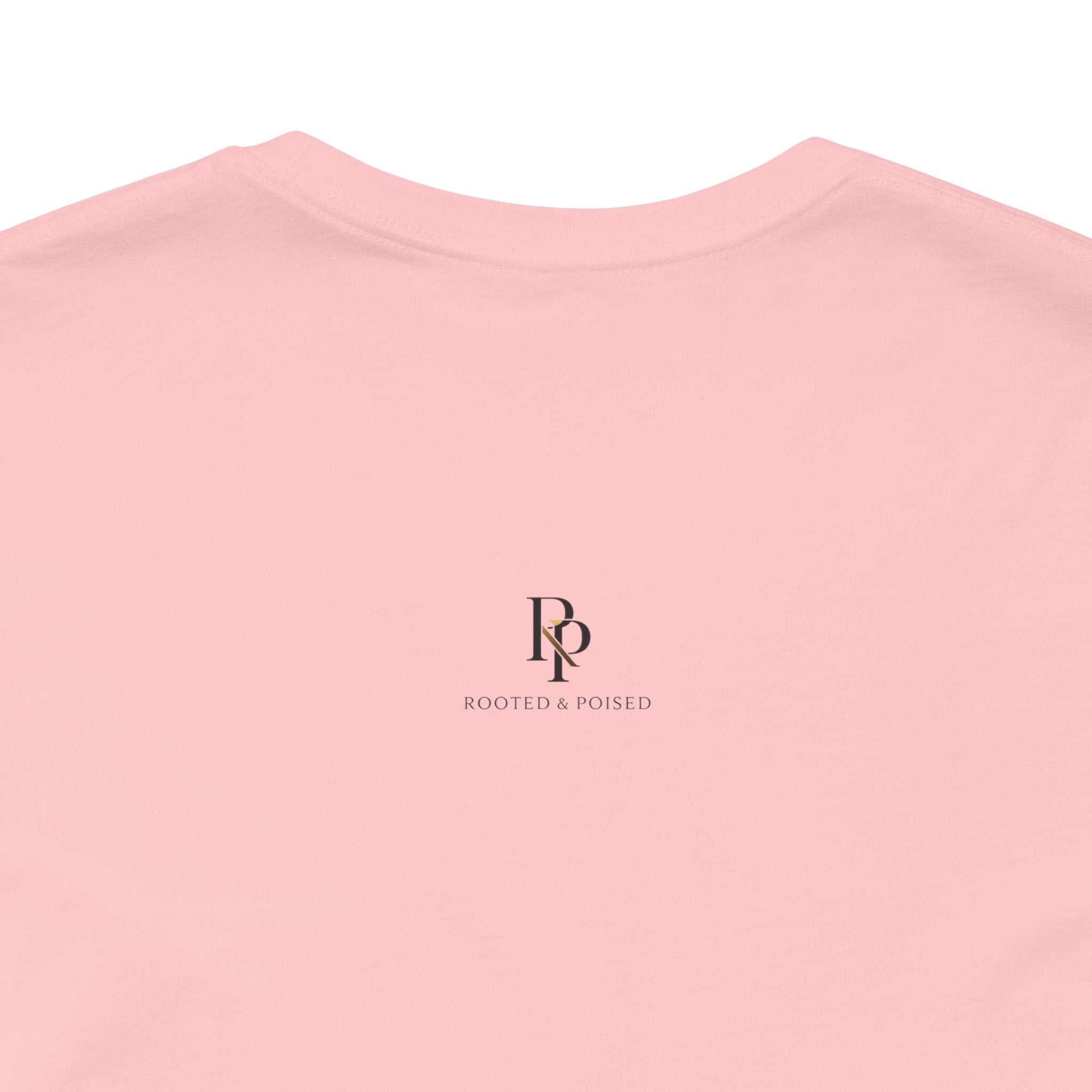 Anchored Minimalist White Tee — Simple Nautical Crew Neck Shirt