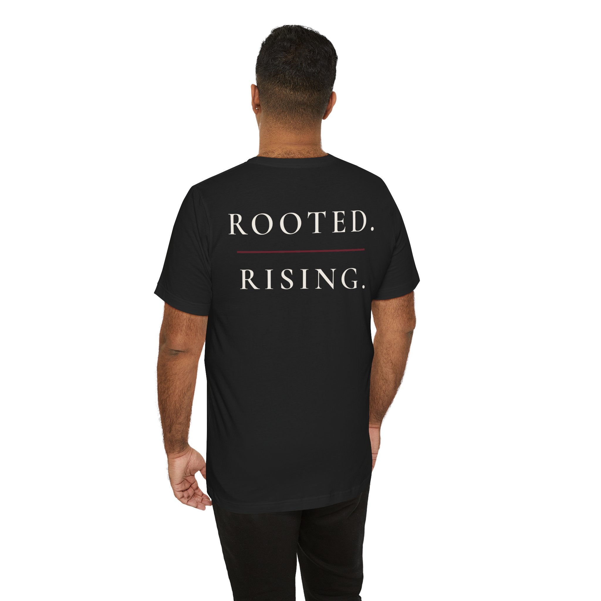 Rooted & Rising Minimalist Logo Tee