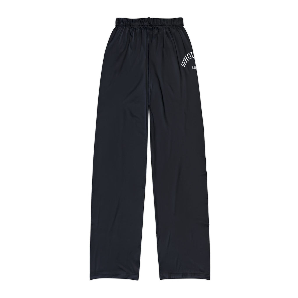 Wholeness Kids Lounge Pants — Cozy Minimalist Black Pants for Children
