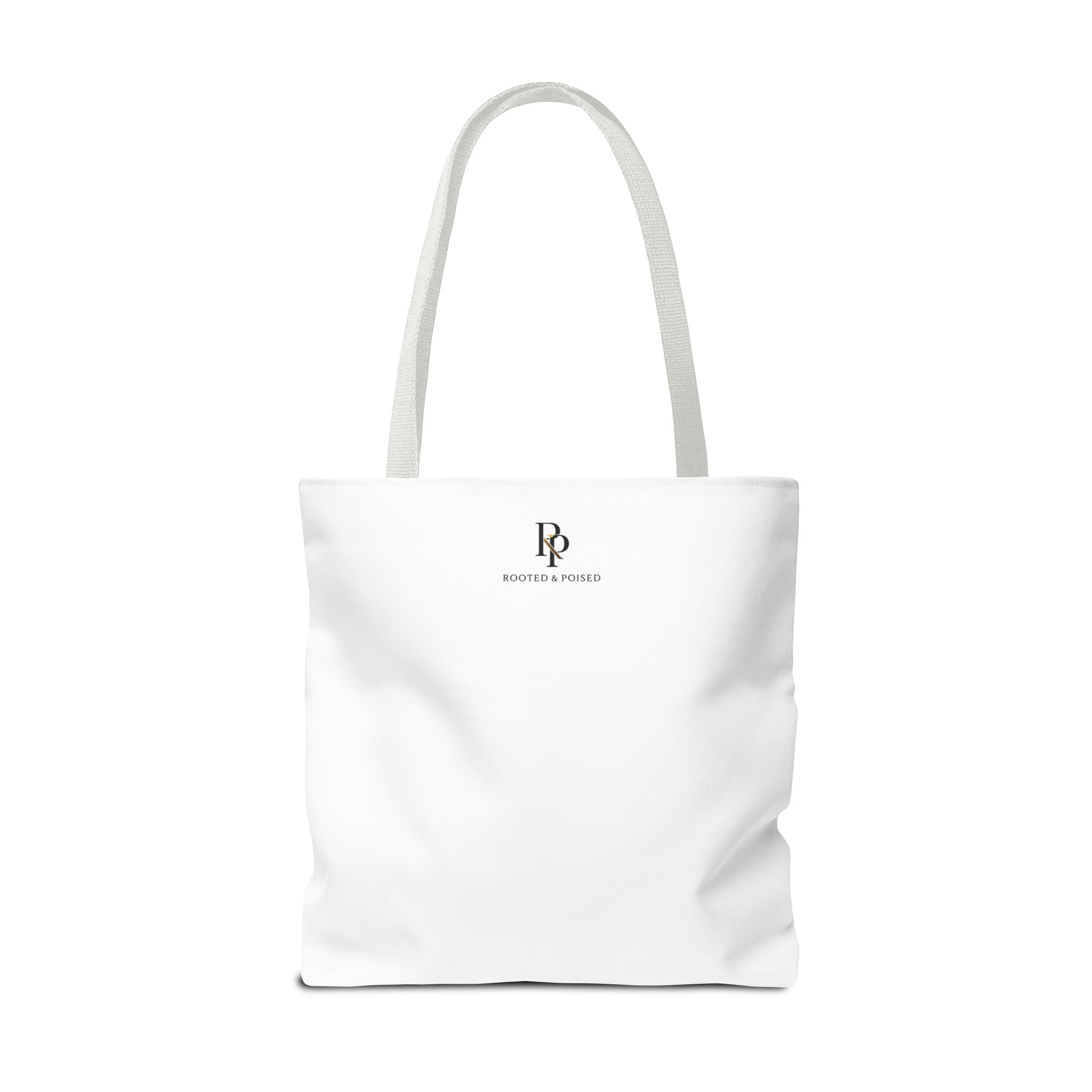 Rooted & Rising Tree Tote Bag — Inspirational Eco Canvas Shopper