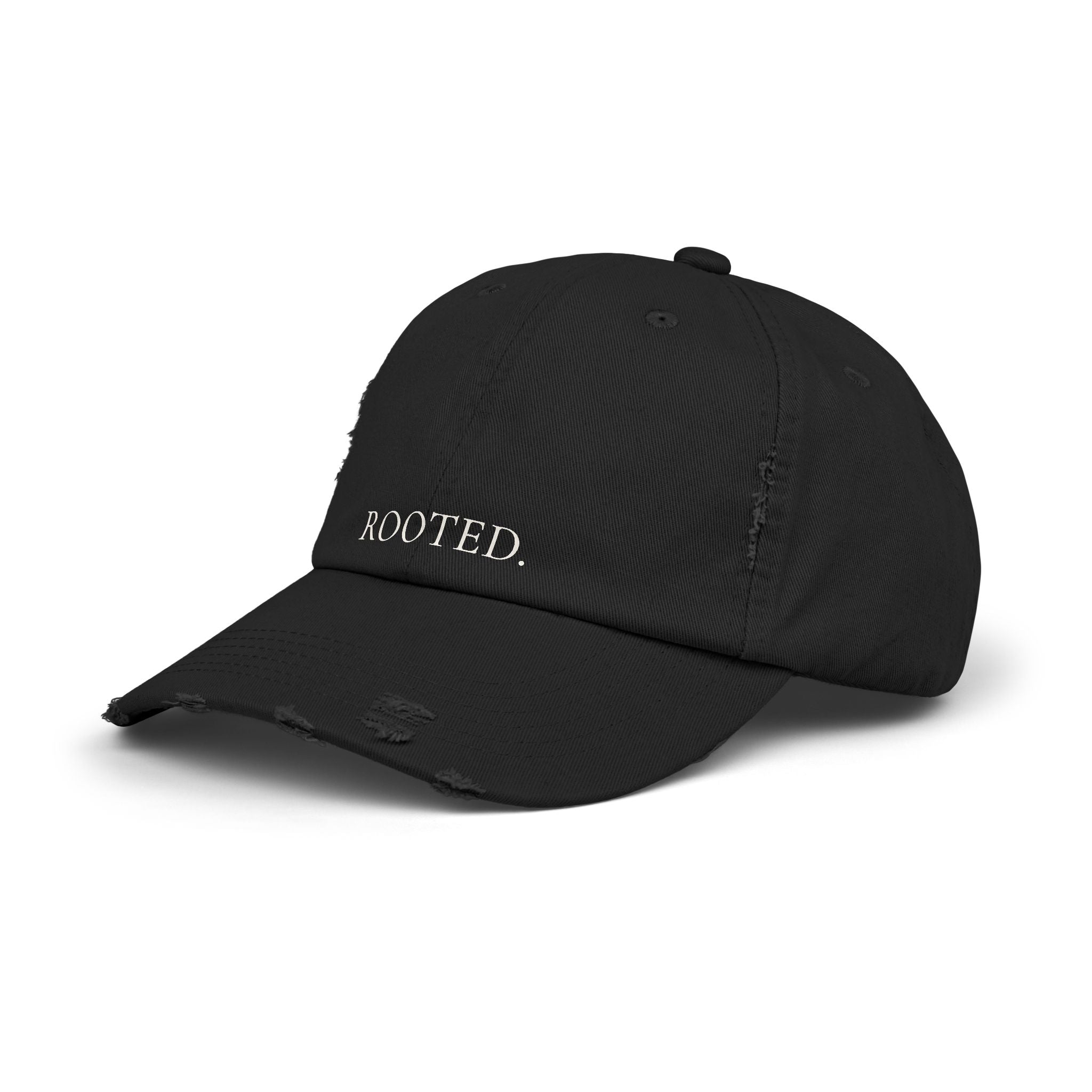 ROOTED. Distressed Cap