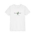 Rooted & Poised Youth Tee — Minimal Botanical Kids Shirt