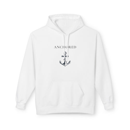 Anchored Graphic Hoodie — Coastal Nautical Pullover Sweatshirt