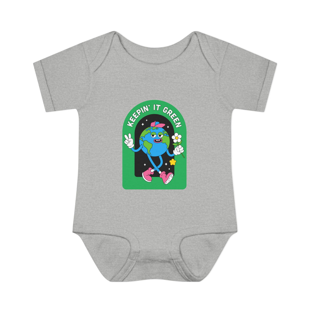 Keepin' It Green Baby Bodysuit — Cute Eco-Friendly Infant Onesie