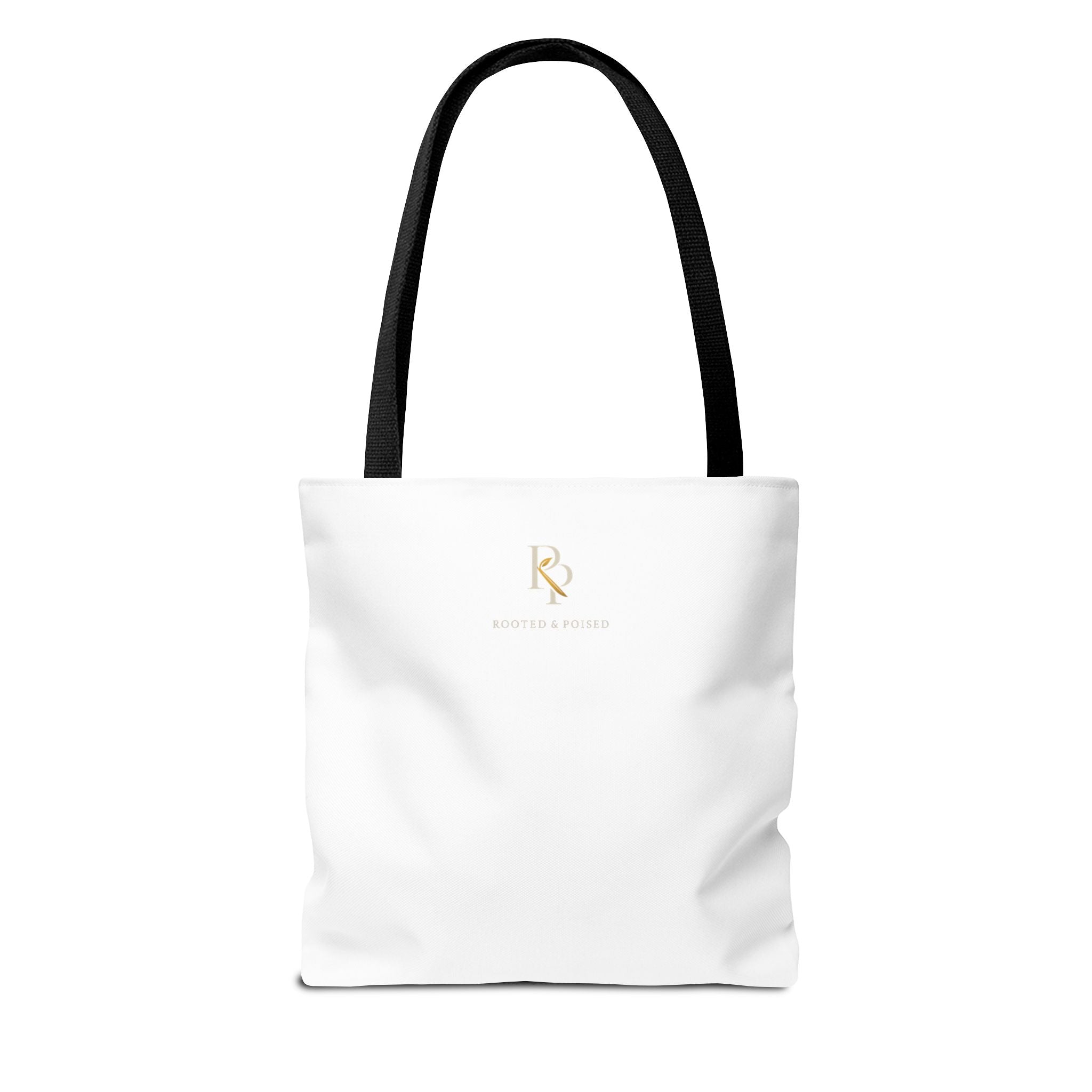 Inspirational 'Present Patient Powerful' Tote Bag