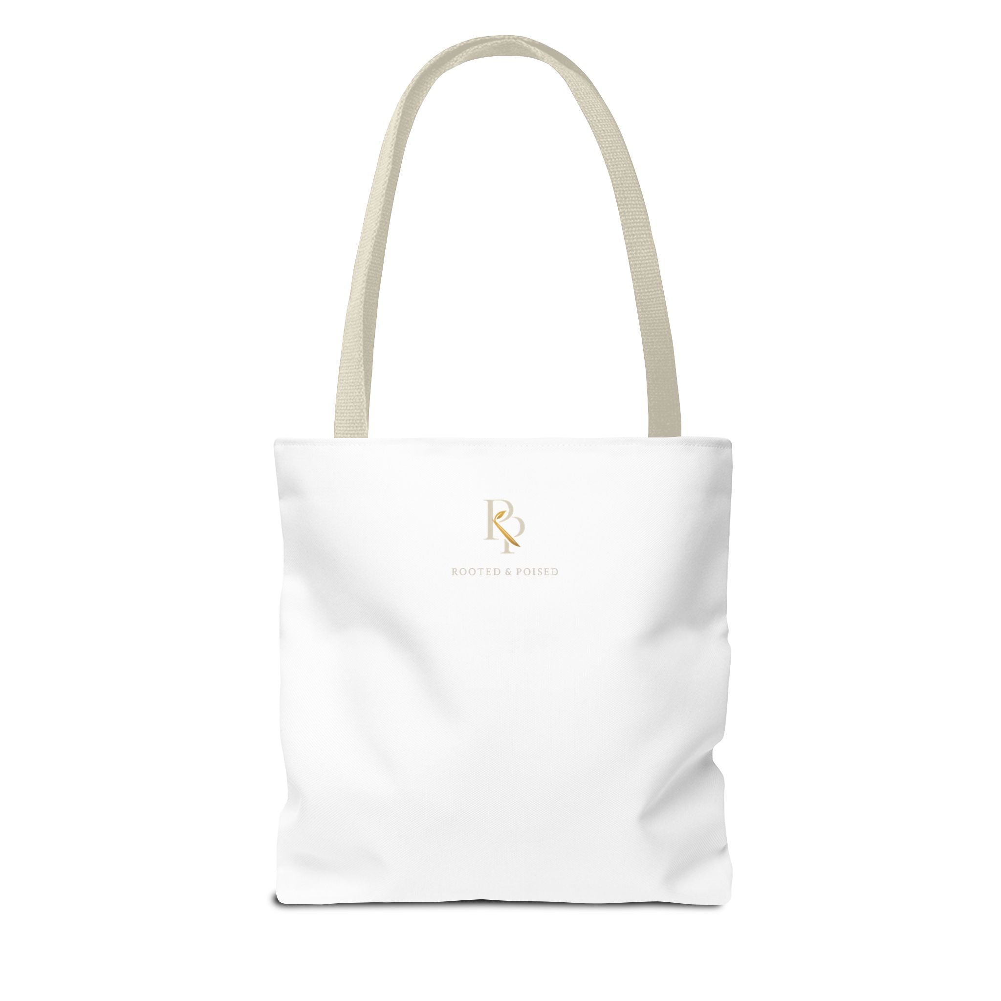 Inspirational 'Present Patient Powerful' Tote Bag
