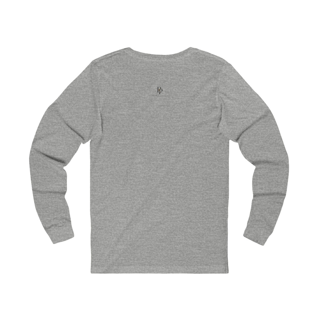 Rooted & Rising Long Sleeve Tee — Tree of Life Inspirational Graphic Shirt