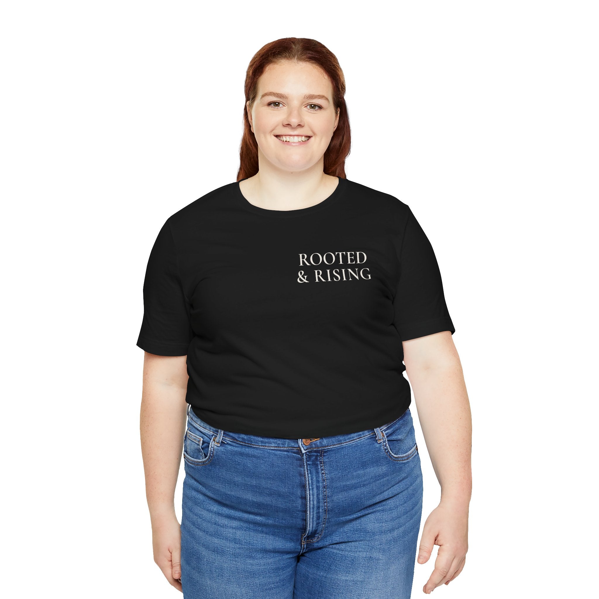 Rooted & Rising Minimalist Logo Tee