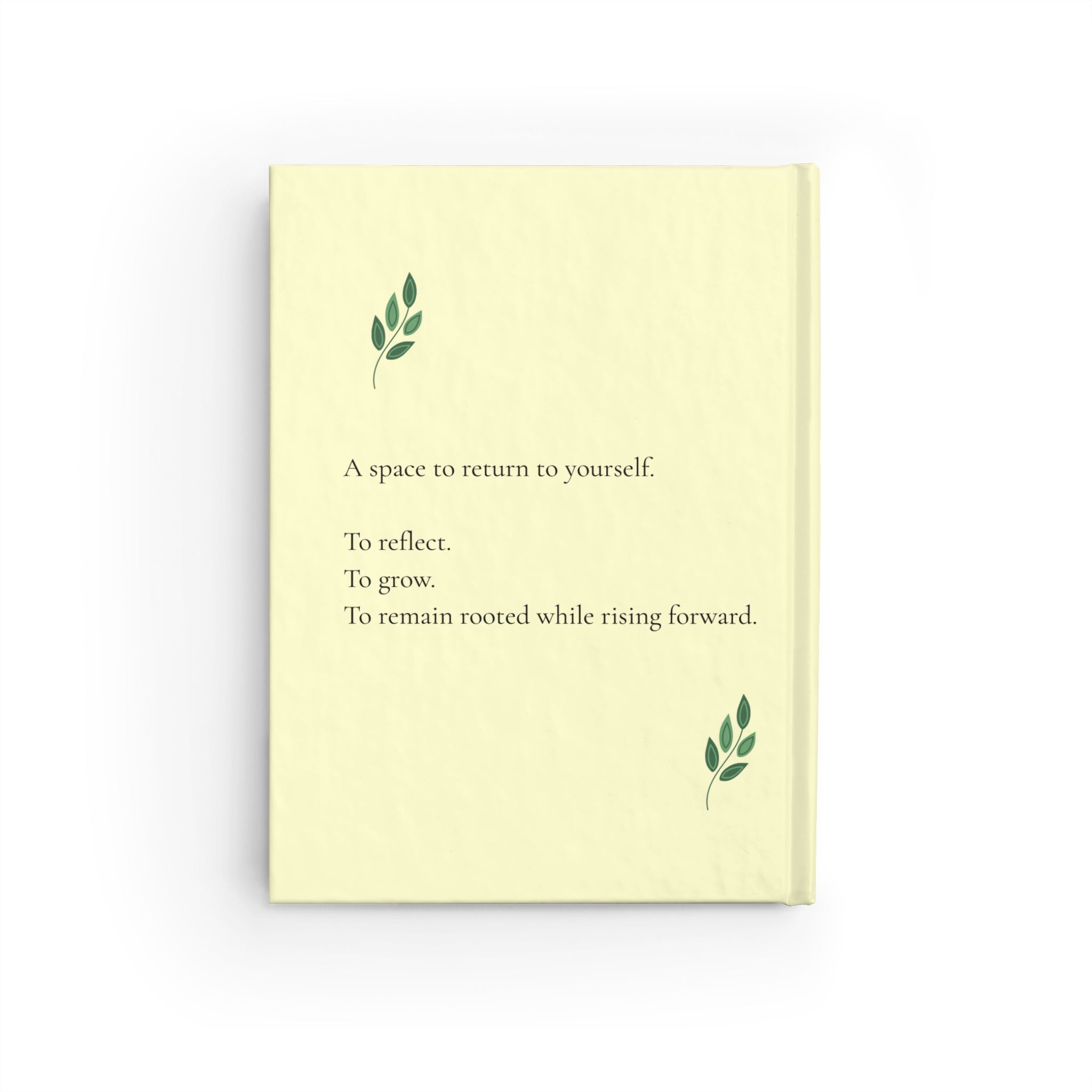 Rooted & Rising Guided Journal — Ruled Reflection Notebook for Intentional Living
