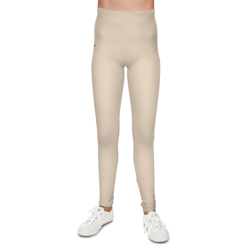 Rooted & Poised Kids Floral Leggings — All-Over-Print Youth Activewear