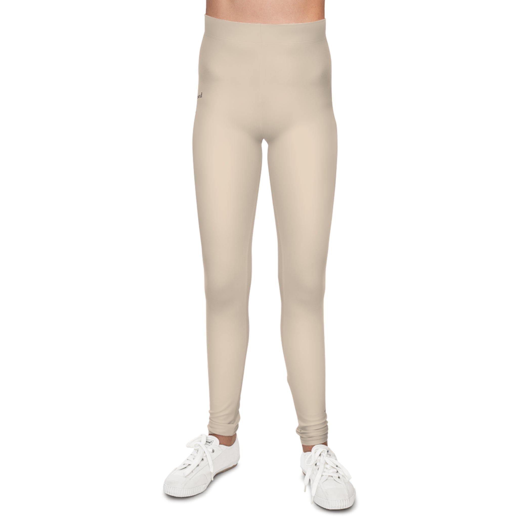 Rooted & Poised Kids Floral Leggings — All-Over-Print Youth Activewear