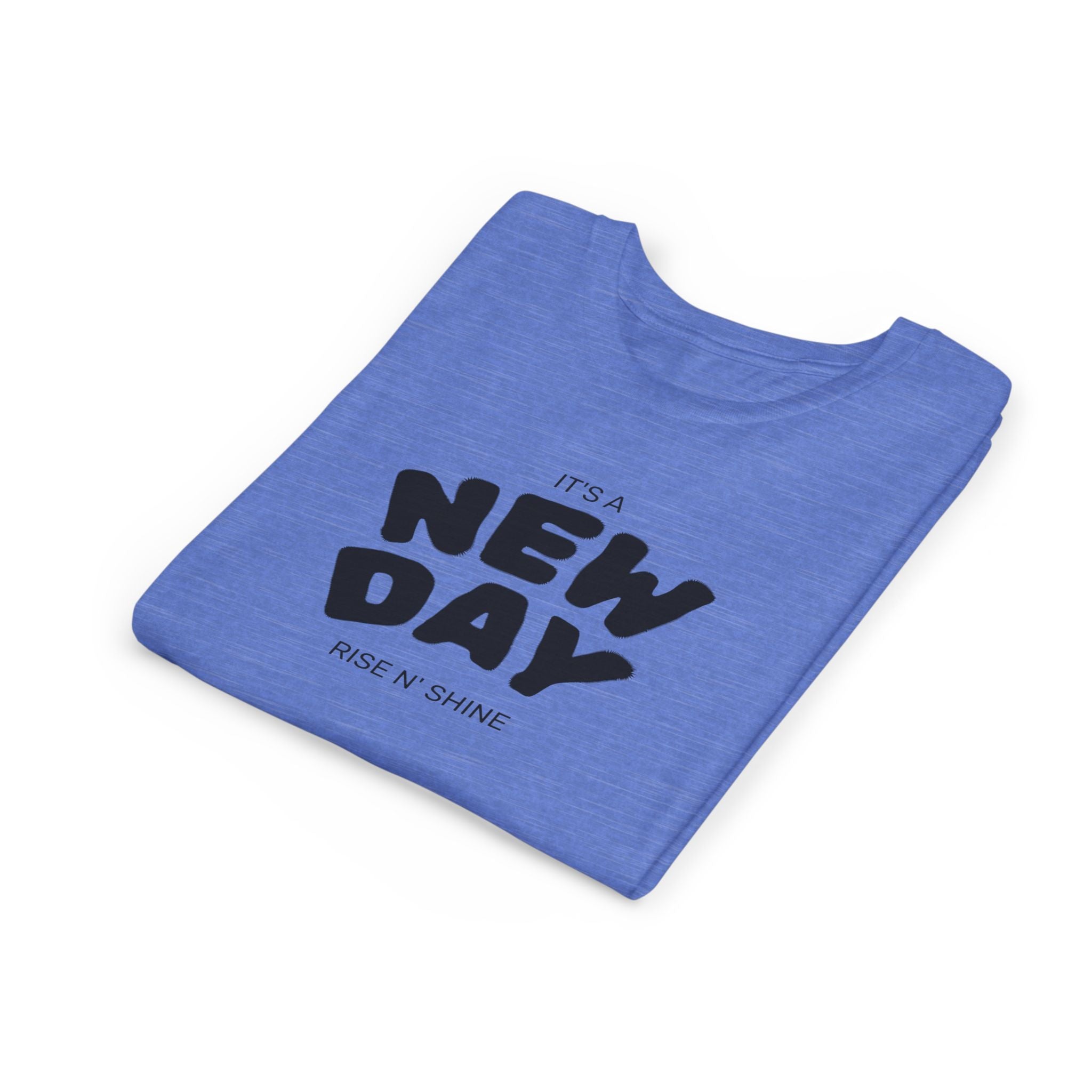 New Day Youth Tee — Minimalist Kids Short Sleeve Shirt