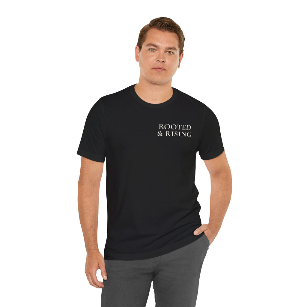 Rooted & Rising Minimalist Logo Tee