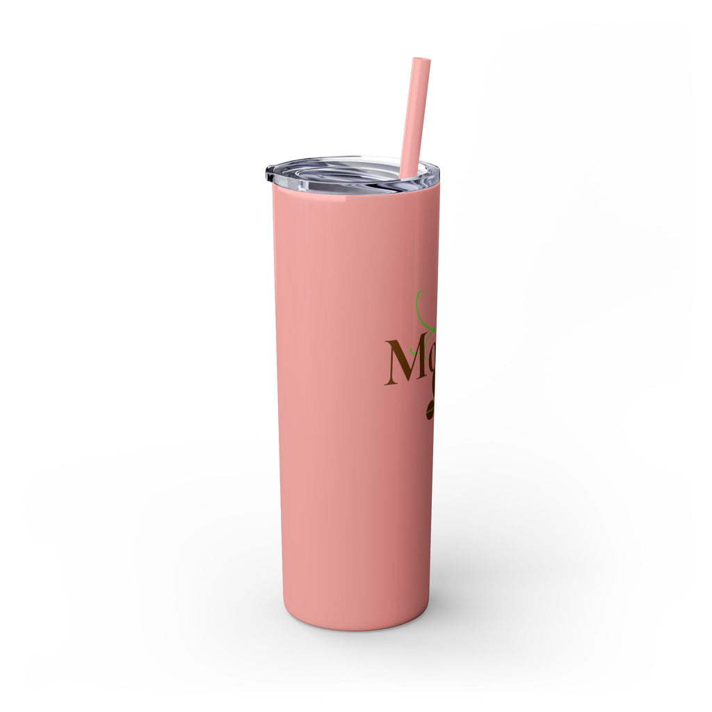 Mother Floral Skinny Tumbler, 20oz Straw Cup