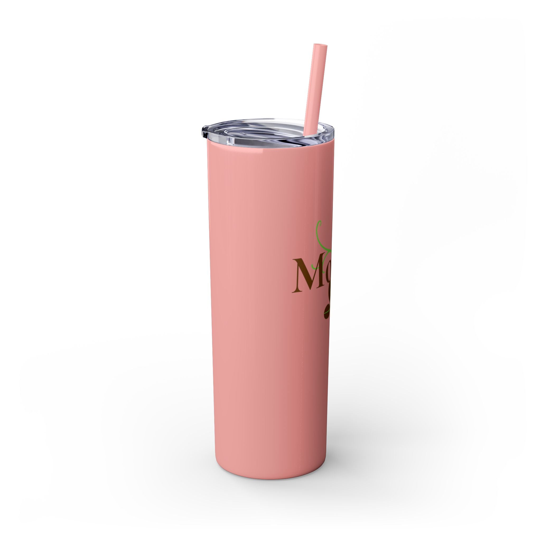 Mother Floral Skinny Tumbler, 20oz Straw Cup
