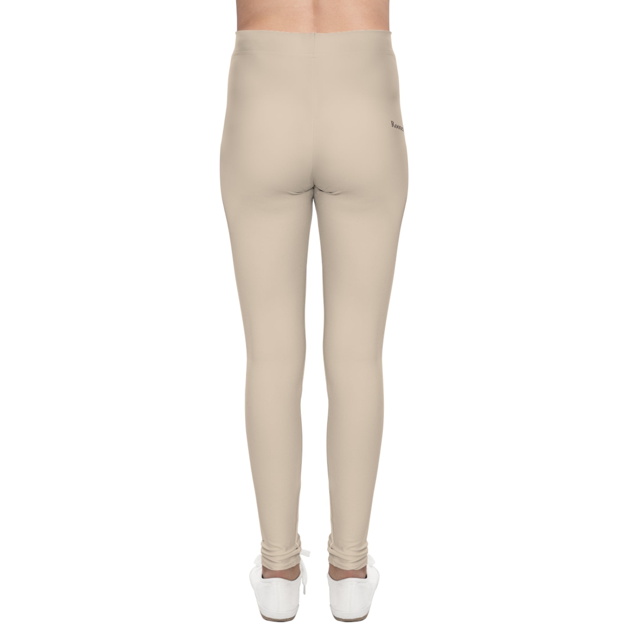 Rooted & Poised Kids Floral Leggings — All-Over-Print Youth Activewear