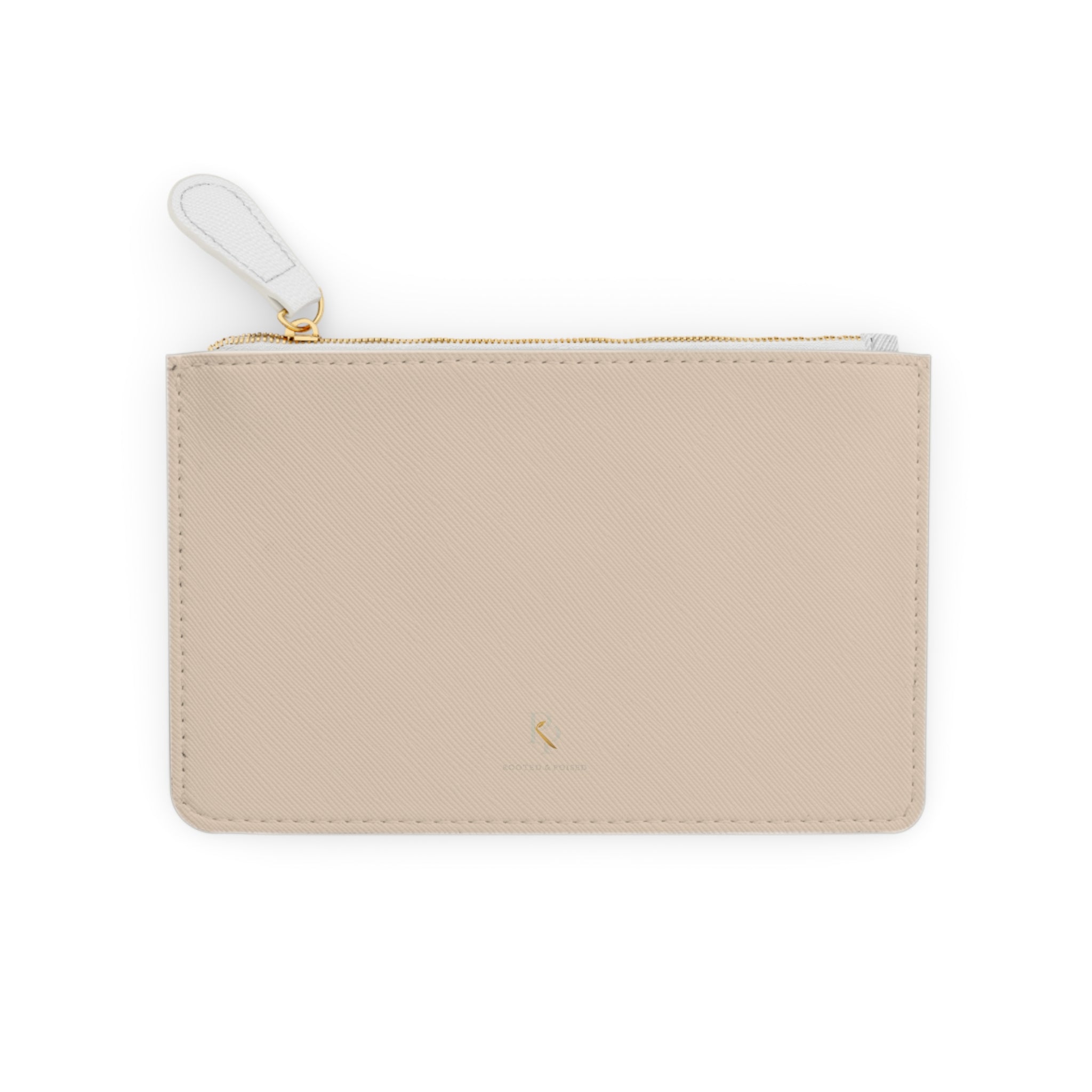 Mini Clutch Bag – "Rooted Mama" Floral Zip Pouch | Compact Wristlet for Moms, Gifts for Mother’s Day