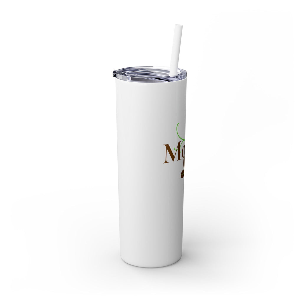 Mother Floral Skinny Tumbler, 20oz Straw Cup